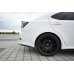 Накладки сплиттеры боковые на задний бампер на Lexus IS F II